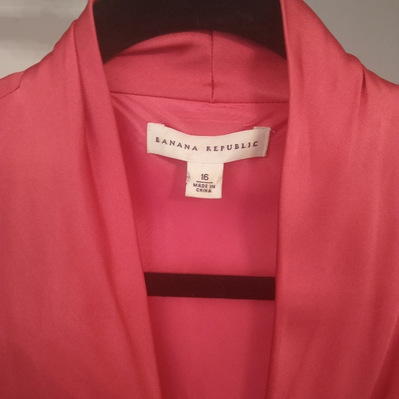 Banana Republic rose silk dress, size 16 - Picture 3 of 6